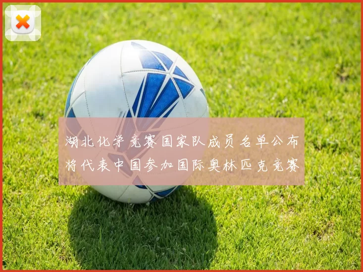 湖北化学竞赛国家队成员名单公布将代表中国参加国际奥林匹克竞赛