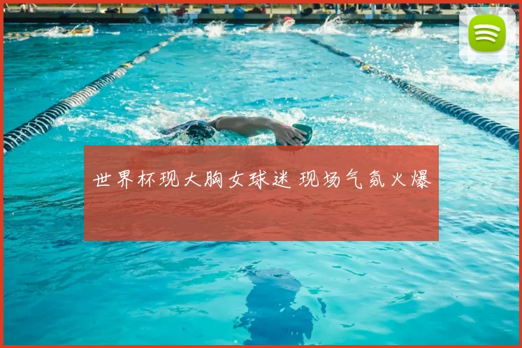 世界杯现大胸女球迷 现场气氛火爆